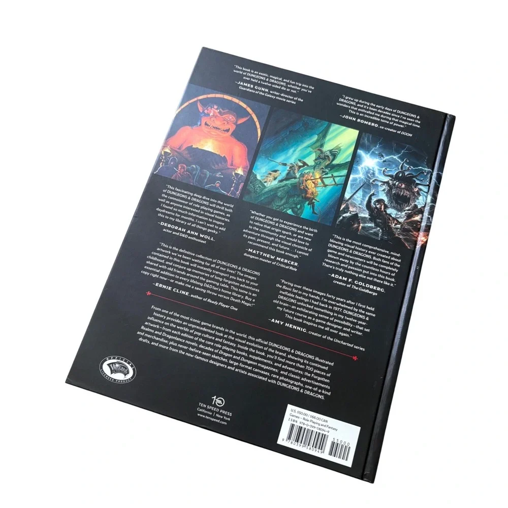 Dungeons and Dragons Art & Arcana A Visual History Hardcover Book‎